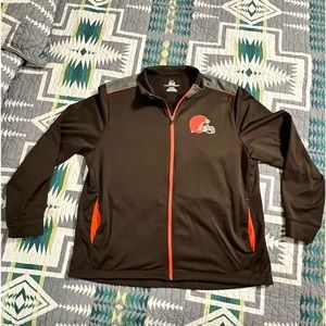 Cleveland Browns Majestic Full Zip Threma Base Jacket - XL